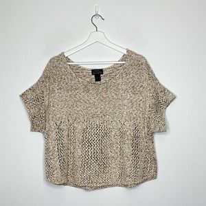 TORN BY RONNY‎ KOBO | Woven Sweater | M